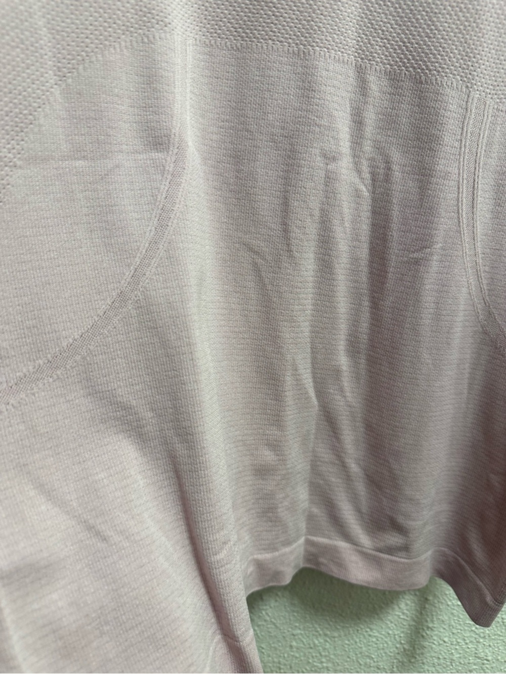 lululemon athletica swifly tech long sleeve 2.0 size 8 light Pink Top - Picture 5 of 10